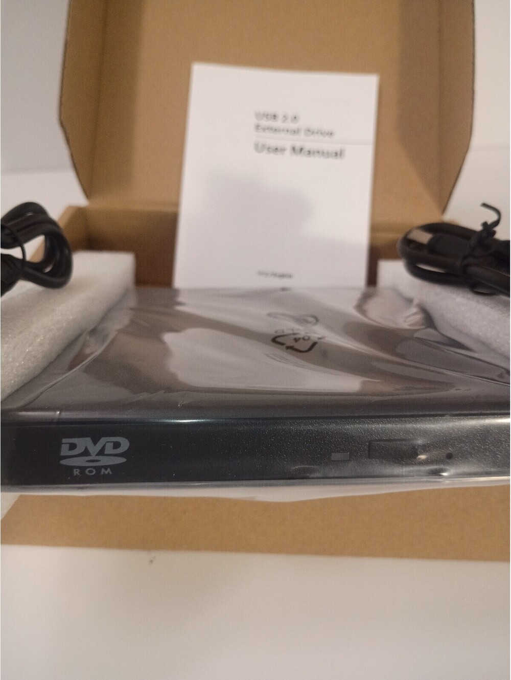 USB External CD DVD Drive Burner Player for Laptop PC